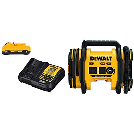 DEWALT DCC020IB 20V MAX Inflator with DCB230C 3Ah Battery/Charger Kit