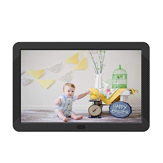 Atatat Digital Picture Frame 8 Inch IPS Screen - 1920x1080 Digital Photo Frame with Remote Control, 16: 9, USB and SD Card Slots