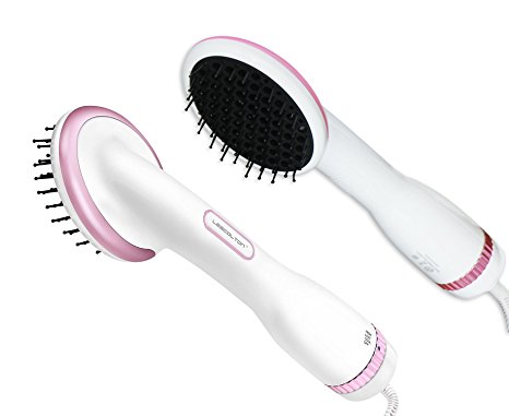 iFanze One Step Dryer & Styler Hot Air Paddle Brush | Negative Ion Generator Hair Straightener For All Hair Types | Eliminate Frizzing, Tangled Hair & Knots, Promote Healthy & Shiny Hair Locks