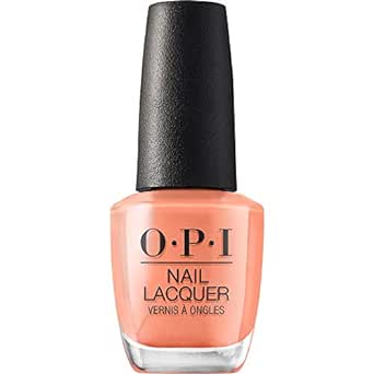 OPI Nail Lacquer, Freedom of Peach, Orange Nail Polish, Washington DC Collection, 0.5 fl oz