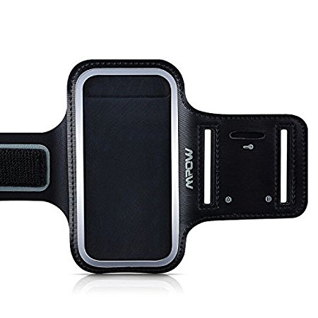 iPhone 6/6s Armband, Mpow® Ultra Soft Adjustable Sports Armband for iPhone 6 / iPhone 6s (4.7 inch) for Running, Biking, Hiking, Canoeing, Walking, Horseback Riding and other Sports, Black