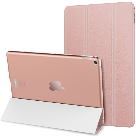 JETech iPad Air 2 Case Slim-Fit Smart Case Cover for Apple iPad Air 2 Second Edition w/Auto Sleep/Wake (Rose Gold)