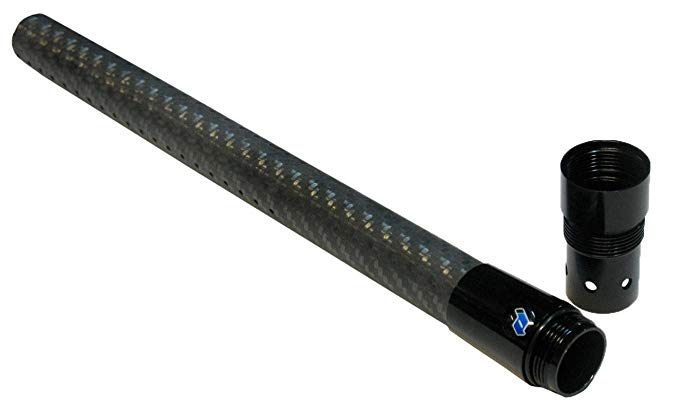 Deadlywind Fibur-X Carbon Fiber Autocker Threaded Paintball Barrels - Fits: Ego, Geo, Dye, Axe, Mini, G6R - 8", 10", 12", 14" and 16"