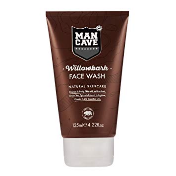 Mancave Natural Willowbark Face Wash, 5.3 Ounce