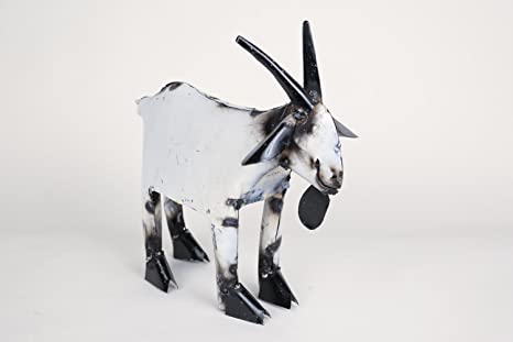 Goat-Recycled Metal Art-Sculpture-Garden