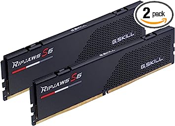 G.Skill 32GB DDR5 Ripjaws S5 6000MHz CL30 Dual Channel Kit 2X 16GB Black