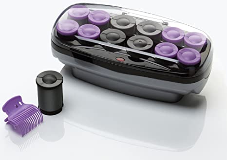 Conair Xtreme Instant Heat Ceramic Hot Rollers, Jumbo And Super Jumbo, Bonus Super Clips Included (Amazon Exclusive), Purple