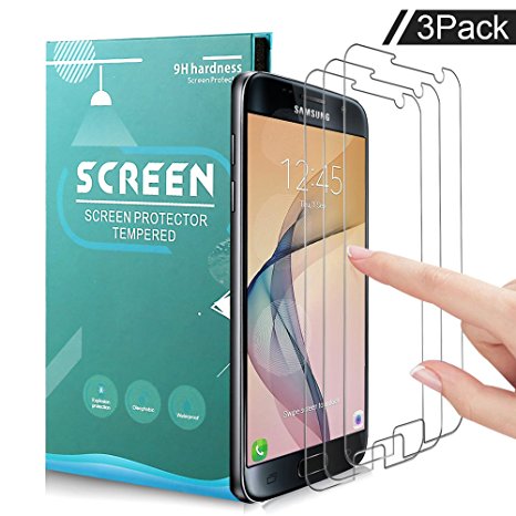 AOFU Samsung Galaxy S7 Screen Protector, Tempered Glass 3D Touch Compatible,9H Hardness,Bubble (3 Pack)