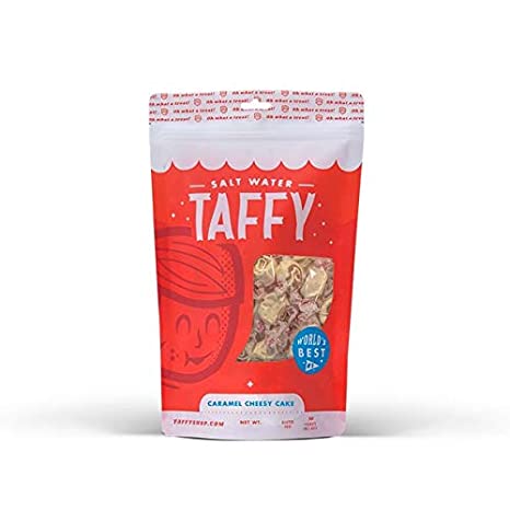Taffy Shop Caramel Cheesy Cake Salt Water Taffy - 1/2 LB Bag
