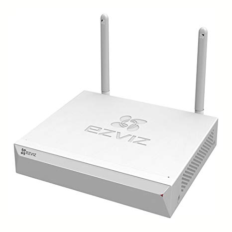 EZVIZ ezNVR 4CH - 1080P, 4 Channel WiFi Network Video Recorder, Supports up to 6TB HDD or SSD, HDMI and VGA Output, ONVIF (UK PLUG)