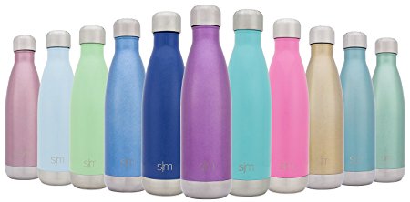 Simple Modern Vacuum Insulated Wave Bottle - Double-Walled Stainless Steel Water Thermos Cup - Compare to S'well, Contigo & Hydro Flask - Cola Style Sports Tumbler