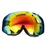 OutdoorMaster Ski and Snowboard Goggles with Detachable Dual Layer Anti-Fog Lens