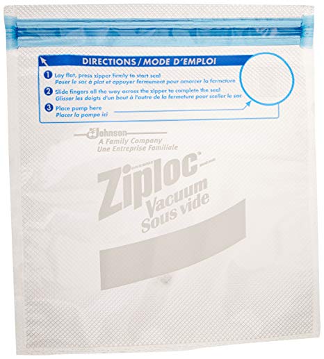 Pump Ziploc Vacuum freezer, 12 bags