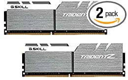 G.SKILL 32GB (2 x 16GB) TridentZ Series DDR4 PC4-25600 3200MHz for Intel Z170 Platform Desktop Memory Model F4-3200C16D-32GTZSW