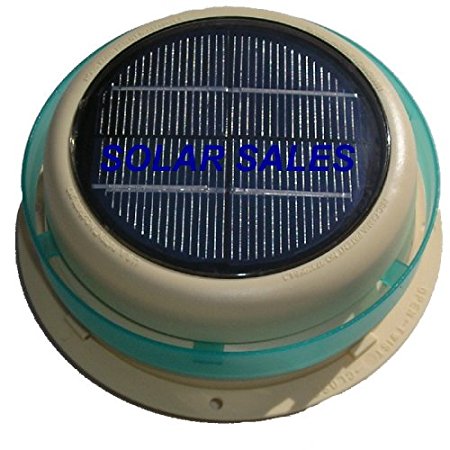 Round Solar Roof Vent for RVs, Boats, Sheds, Geen house, Cars