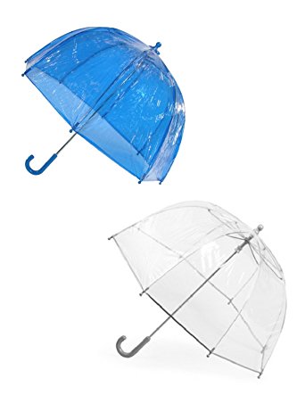 totes ISOTONER Kids Clear Bubble Umbrella (Pack of 2)