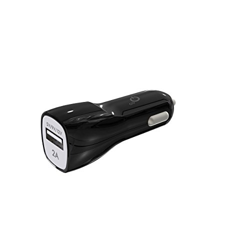 Qi-infinity™ Quick Charge 2.0 18w Car Charger Adaptor (Quick Charger 5v/2a,9v/1.67a,12v/1.2a) for All Quick Charger Devices --Black