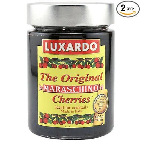 Luxardo Gourmet Maraschino Cherries - 400g Jar - 2 Pack