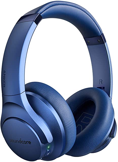 Anker Soundcore Life Q20 Bluetooth Headphones Holiday Edition with Travel Case, Hybrid Active Noise Cancelling, 40H Playtime, Hi-Res Audio, Deep Bass, Wireless Over Ear Headphones for Travel, Work