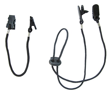 Cap Clips and Hat Chin Strap - Set of 2 Cord Retainers with Clips for Golfing, Fishing, Boating, Sailing, and Other Sports