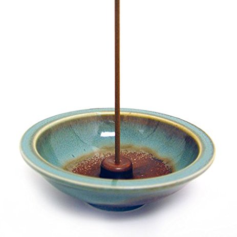 Shoyeido's Desert Sage Round Ceramic Incense Holder