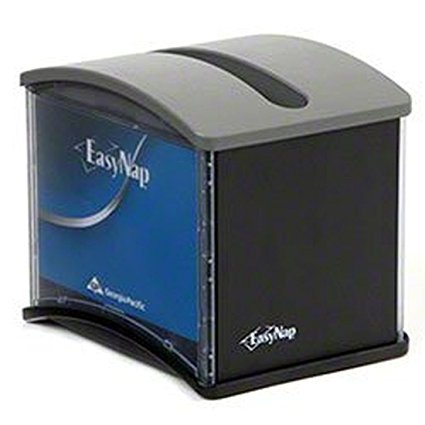 Zoom Supply Georgia Pacific 54527 Napkin Dispenser, Commercial-Grade GP EasyNap One-at-Time Napkin Dispenser -- Stops Huge $$$ Wasted Fistfulls