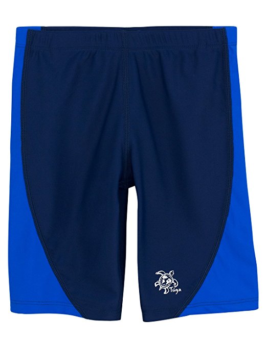 Tuga Boys Jammer Swim Short 2-14 Years, UPF 50  Sun Protection Swim Bottom