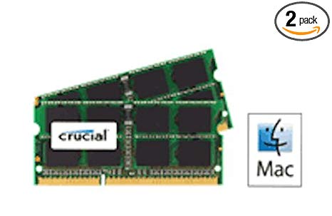Compatible upgrade 16GB kit (2 x 8GB) DDR3 PC3-12800, 1600MHz SODIMM for the Apple MacBook Pro 2.5GHz Intel Core i5 (13-inch DDR3) Mid-2012
