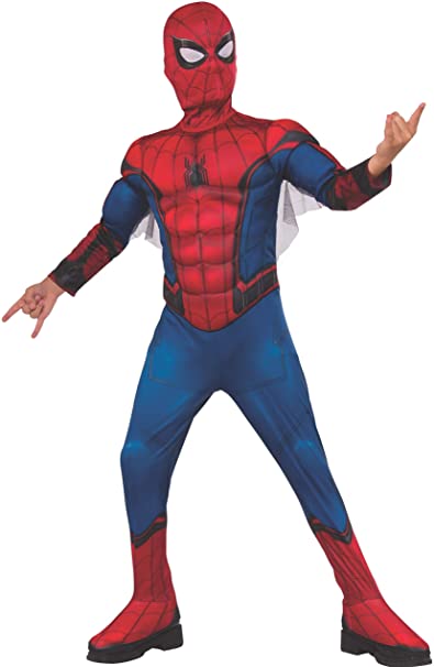 Rubie's Marvel Spider-Man Far from Home Child's Deluxe Spider-Man Costume & Mask, Small