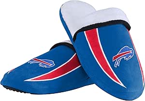 FOCO Men's NFL Team Logo Sherpa Slide Slippers