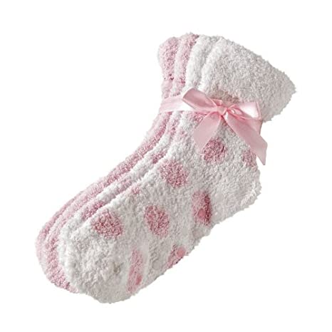 Earth Therapeutics 2-pk. Dotted Shea Butter Thera-Soft Socks