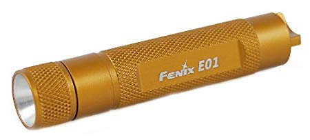 Fenix E01 Compact 13 Lumens LED Waterproof Flashlight w/AAA Battery