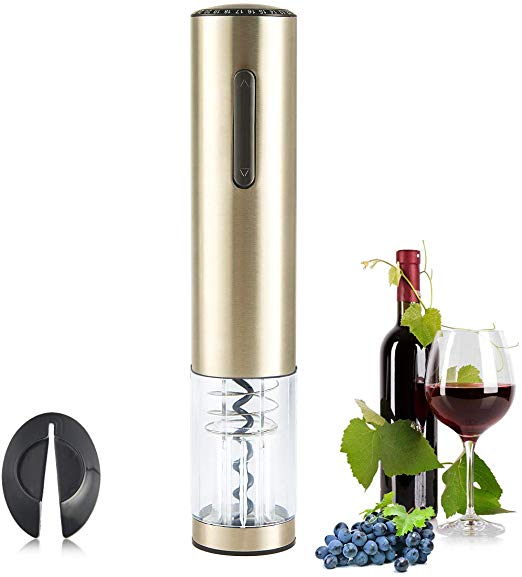 vplus Electric Wine Opener Rechargeable Wine Bottle Opener with USB Charging Cable