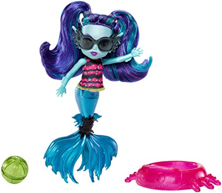 Monster High Monster Family Ebbie Blue Doll, 5.5"