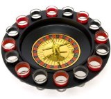 Shot Glass Roulette - Drinking Game Set 2 Balls and 16 Glasses