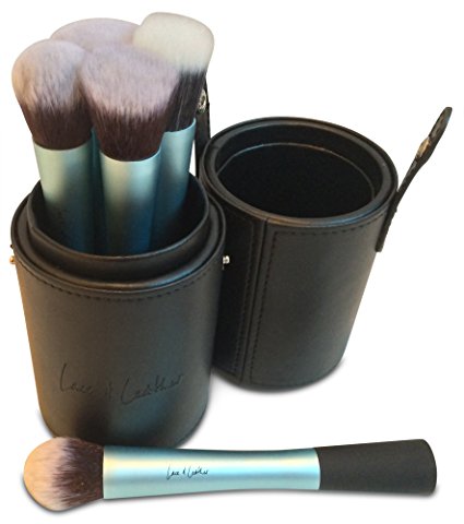 Kabuki Brush Set Case Professional Makeup Brushes Foundation Powder Blush Stippling Cosmetic