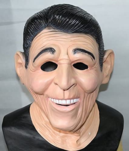 Ronald Reagan Ex President Latex Mask American Fancy Dress By The Rubber Plantation tm by The Rubber Plantation tm
