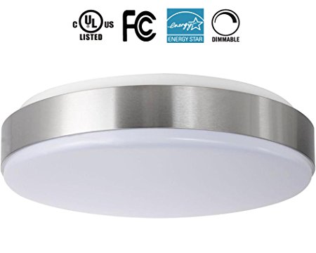 22W 15-Inch 2700K Warmlight White Dimmable LED Ceiling Lights, 200W Incandescent (50-100W Fluorescent) Bulb Equivalent, 2200lm, 2700K, Ceiling Light Fixture, Ceiling Lighting, Flush Mount Light 2700K.