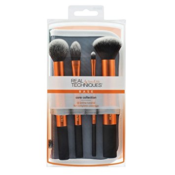 REAL TECHNIQUES Makeup Brush - Core Collection Brush on set Boxed - NIB by Real Techniques