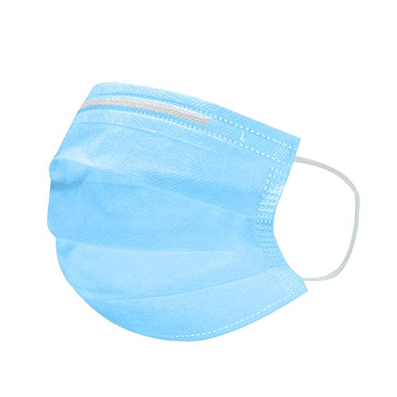 10Pcs Disposable 3-Layer Masks, Anti Dust Breathable Disposable Earloop Mouth Face Mask, Comfortable Medical Sanitary Surgical Mask (10)