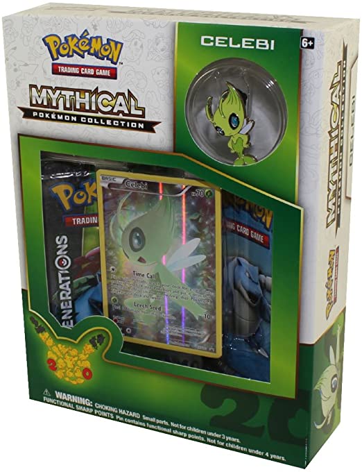 Mythical Pokémon Collection – Celebi! Includes 2 Packs a Promo Celebi and a Celebi Pin