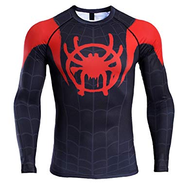 Super-Hero Into The Spider-Verse Men's Compression Shirt