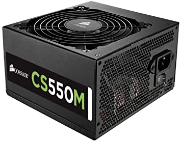 CORSAIR CSM Series, CS550M, 550 Watt, 80  Gold Certified, Semi Modular Power Supply