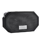 5ive Sport Rugged Outdoor and Shower Bluetooth 40 Speaker Portable Stereo IP65 Waterproof Speaker with Built-in Microphone 5 Hours Playing Time