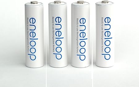 10 Pack Panasonic Eneloop AA NiMH Pre-Charged Rechargeable Batteries - PLUS BATTERY HOLDER