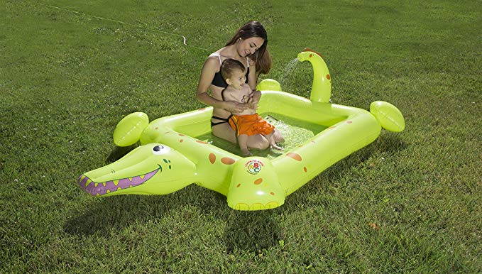 Poolmaster Crocodile Spray Swimming Pool