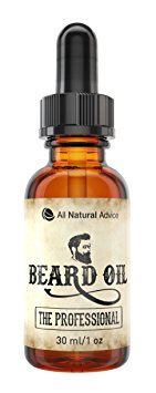 Beard Oil - All-Natural and Organic Leave-In Conditioner for Men with Beards and Mustache - Smooth Touch Feels Better than Wax - Anti-Itch / Anti-Inflammatory - 100% Satisfaction Guaranteed! 5 New Scents to Choose From! - Works great as a substitute for shaving cream! (The Professional)