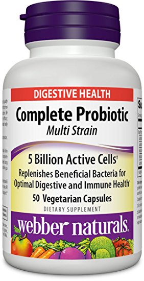 Webber Naturals Complete Probiotic, 50 capsules
