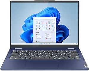 Lenovo IdeaPad Flex 5 14IRU8 | 14" WUXGA IPS Touchscreen Laptop | Core i5-1335U | 16GB LPDDR4x RAM | 512GB NVMe M.2 SSD | Wi-Fi 6 | Backlit Keyboard | Windows 11 Home (Renewed)