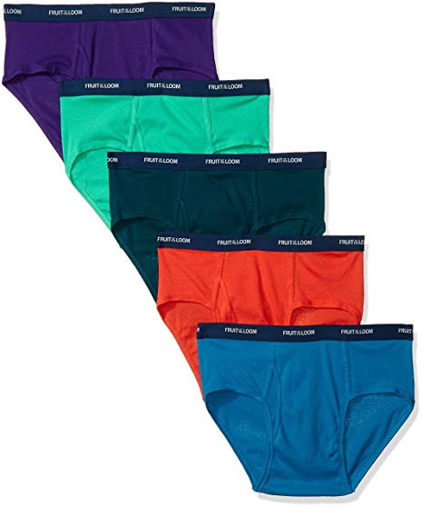 Fruit of the Loom Men's  Low-Rise Brief (Pack of Five)